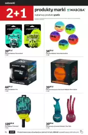Empik gazetka Strona 6: Piłeczka świecąca w ciemności Waboba Moon Shine €39,99, Piłeczka Waboba Bounceback €39,99