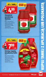 Polomarket gazetka tydzień 37 Strona 11: Koncentrat pomidorowy Dawtona €4,99, Ketchup łagodny Kotlin €7,99