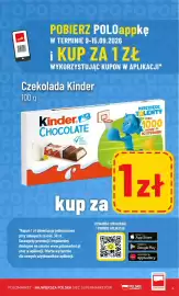 Polomarket gazetka tydzień 37 Strona 3: Czekolada Kinder €1,00