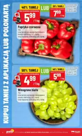 Polomarket gazetka tydzień 37 Strona 4: Papryka czerwona €5,99, Winogrona białe €4,99
