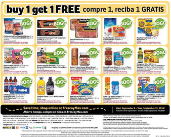 Fresco y Más weekly ad week 37 Page 8: Tampico Punch or Welch's Juice €3,99