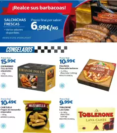 Catálogo Costco semana 37 Página 6: Toblerone lava cakes €9,99, Italpizza pizza pollo barbacoa €10,99