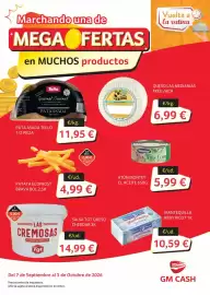 Folleto GM Cash & Carry Página 1: Patata ecofrost brava bol.2,5k €4,99, Tello pata asada €11,95