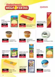 Folleto GM Cash & Carry Página 2: Almogrote granja f.picante €3,79, Castillo de Holanda queso gouda barra €6,99