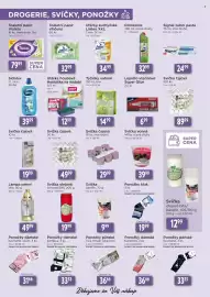 Qanto leták týden 37 Strana 8: Domestos €32,99, Bel tyčinky vatové €14,99