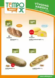 TEMPO leták | Market/Tuty Strana 13: Zvoska kobliha vanilková náplň €10,99, Zvoska Dalamánek €6,99
