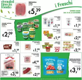 Volantino Coal Pagina 13: Prosciutto di San Daniele DOP Le Tentazioni del Buongustaio €3,99, Sughi e pesti freschi Rana