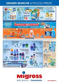 Volantino Migross Supermercati e Market Pagina 4: Detersivo bucato Mon Amour €3,29, Dentalife Sticks Purina €1,19