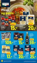 Lidl tilbudsavis uge 38 Side 12: ITALIAMO Pastasauce €15,00, ITALIAMO Orecchiette eller trofie €12,00