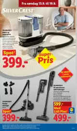 Lidl tilbudsavis uge 38 Side 17: SILVERCREST 2i1 batteridreven cyklonstøvsuger €599,00
