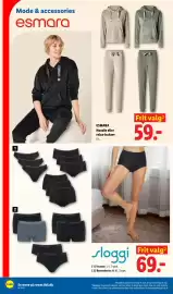 Lidl tilbudsavis uge 38 Side 20: Trusser €69,00, Esmara Hoodie eller relax-bukser €59,00