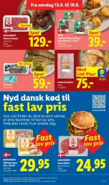 Lidl tilbudsavis uge 38 Side 3: Kalkunbrystfilet, App-pris, MADVÆRKET Kyllingevinger eller -lårfilet €29,95