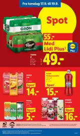 Lidl tilbudsavis uge 38 Side 37: RYNKEBY Læskedrik €16,00, SCOOP Hindbærlæskedrik €15,00