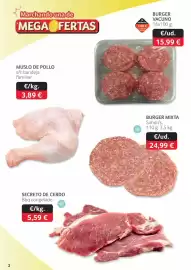 Folleto GM Cash & Carry Página 2: Simon's burger mixta €24,99, Secreto de cerdo €5,59