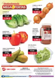 Folleto GM Cash & Carry Página 4: Cogollo €1,29, Manzana royal gala €1,29