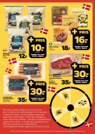 Netto tilbudsavis uge 37 Side 3: Velsmag entrecote €35,00, Langelænder storkøbspølser €35,00