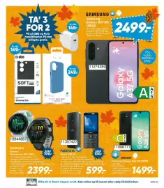 Bilka tilbudsavis uge 37 Side 23: Samsung Galaxy A26 5G 128GB €1.499,00, TA’ 3 FOR 2 På alt SBS og Puro mobiltilbehør