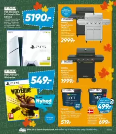Bilka tilbudsavis uge 37 Side 28: PS5 Standard E-chassis Slim Edition €5.190,00, Nexgrill Deluxe 4 gasgrill €2.999,00