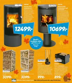 Bilka tilbudsavis uge 37 Side 29: Morsø 6148 brændeovn på piedestal €10.699,00, Morsø brændeboks €899,00