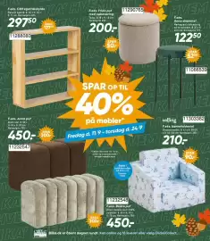 Bilka tilbudsavis uge 37 Side 36: Ka' Hveem egetræshylde €297,50, Salling F.eks. børnefoldestol €210,00
