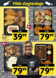 Løvbjerg tilbudsavis uge 37 Side 13: Burger platte €79,99, Stegte fiskefileter, frikadeller el. frokostsalat €39,99