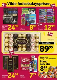 Løvbjerg tilbudsavis uge 37 Side 25: Odense chokolade €24,99, Katjes slikposer €8,99