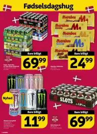 Løvbjerg tilbudsavis uge 37 Side 4: Monster energidrik €11,99, Pepsi, Pepsi Max el. Faxe Kondi sodavand €69,99