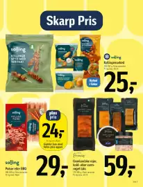 Føtex tilbudsavis uge 37 Side 3: Kyllingemarked €25,00, Pølser eller BBQ €29,00
