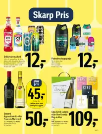 Føtex tilbudsavis uge 37 Side 5: Palmolive kropspleje €12,00, Star, Ernst Ludwig eller Uno Grande Bag-in-Box €109,00