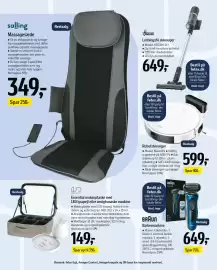 Føtex tilbudsavis uge 37 Side 65: Massagesæde €349,00, Barbermaskine €649,00