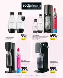 Føtex tilbudsavis uge 37 Side 69: Gaia sort danskvandsmaskine €399,00, Sodastream Art sodavandsmaskine €599,00