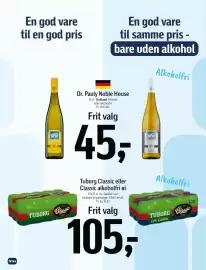 Føtex tilbudsavis uge 37 Side 8: Dr. Pauly Noble House €45,00, Tuborg Classic eller Classic alkoholfri øl €105,00