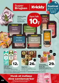 Kvickly tilbudsavis uge 37 Side 1: Coop hakket gris / hakket grisekød €29,00, Magnum is €26,00