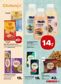 Kvickly tilbudsavis uge 37 Side 31: Graasten fastfood dressinger €14,00, Coop mandler €42,00