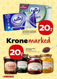Kvickly tilbudsavis uge 37 Side 5: Lotus Comfort toiletpapir / Premium køkkenrulle €20,00, Den Gamle Fabrik marmelade €20,00