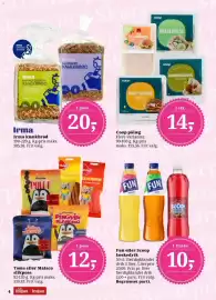 Dagli'Brugsen tilbudsavis Side 4: Fun eller Scoop læskedrik €10,00, Toms eller Malaco slikpose €12,00