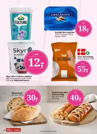 Dagli'Brugsen tilbudsavis Side 9: Kanelstang eller wienerstang €40,00, Arla Skyr Blåbær €12,00