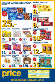 Price Lagerbutikk kundeavis Side 4: Maarud Cornitas €19,00, Potetgull Salt & Pepper KiMs €10,00