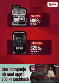 Skousen kundeavis uke 37 Side 1: De'longhi Espressomaskin €5.899,00, DeLonghi Magnifica S €3.295,00