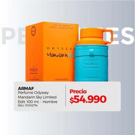 Catálogo Multicentro Página 4: Perfume odyssey mandarini sky limited edit €54.990,00