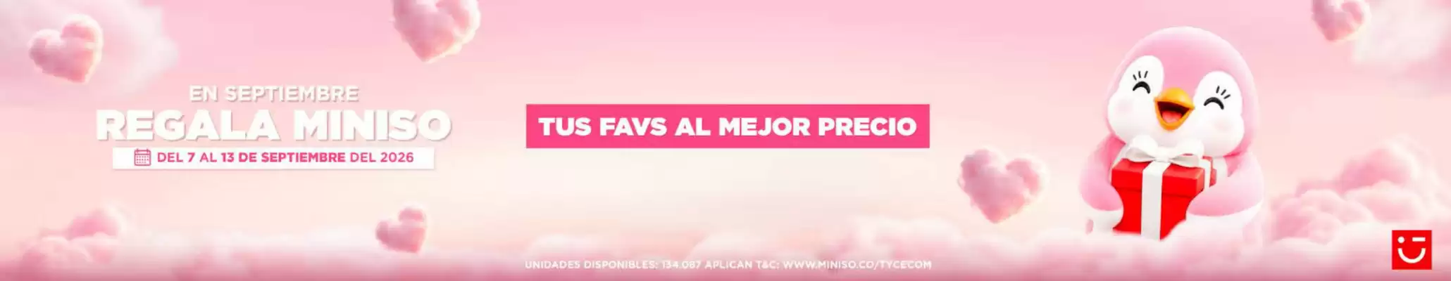 Miniso (válido hasta 15-09)