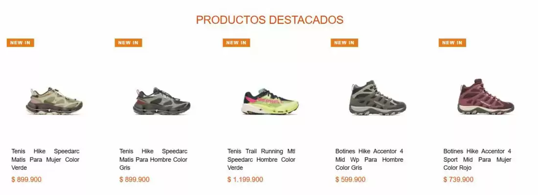 Merrell (válido hasta 22-09)