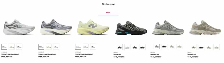 Catálogo New Balance Página 1