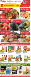 Raley's weekly ad week 37 Page 1: Idaohan Mashed Potatoes €5,00, Ben & Jerry's Ice Cream or Bars €3,99