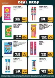Bestway leaflet week 37 Page 10: Nerds rope fruit €1,50, Chupa Chups Melody Pops S'Bry €9,05