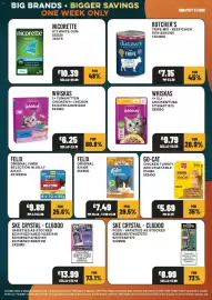 Bestway leaflet week 37 Page 19: Go-cat chicken turkey and vegetable €5,69, Whiskas chicken/tuna €9,79