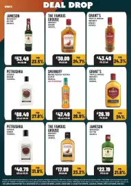 Bestway leaflet week 37 Page 6: Petrushka vodka €9,49, Jameson whiskey €53,49