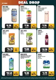 Bestway leaflet week 37 Page 8: Just Juice Orange €14,79, Vimto real fruit squash €12,79