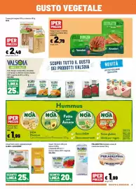 Volantino Iper La Grande Pagina 3: Tramezzini vegano Stellato Riva €2,49, Tempeh Almaverde