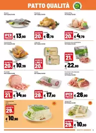 Volantino Iper La Grande Pagina 9: Uova fresche italiane da allevamento a terra, Salame Patto Qualità Iper €17,90